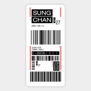 NCT's SUNGCHAN's TAG - RESONANCE Sticker